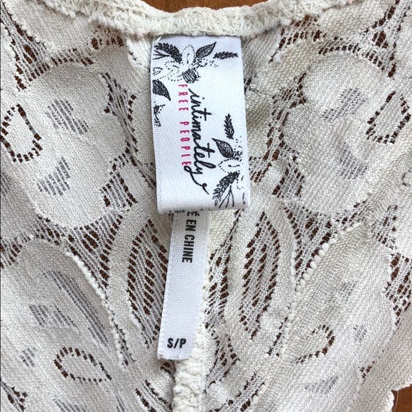 Free People Cream Lace Bralette - Picture 2 of 2